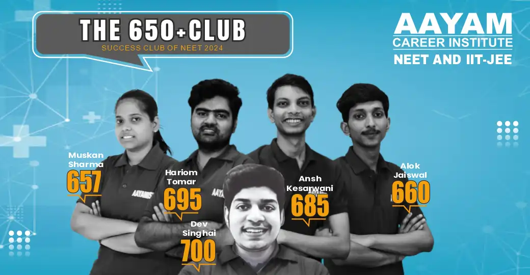 Aayam Career Institute banner for NEET coaching in Indore and JEE coaching in Indore 8