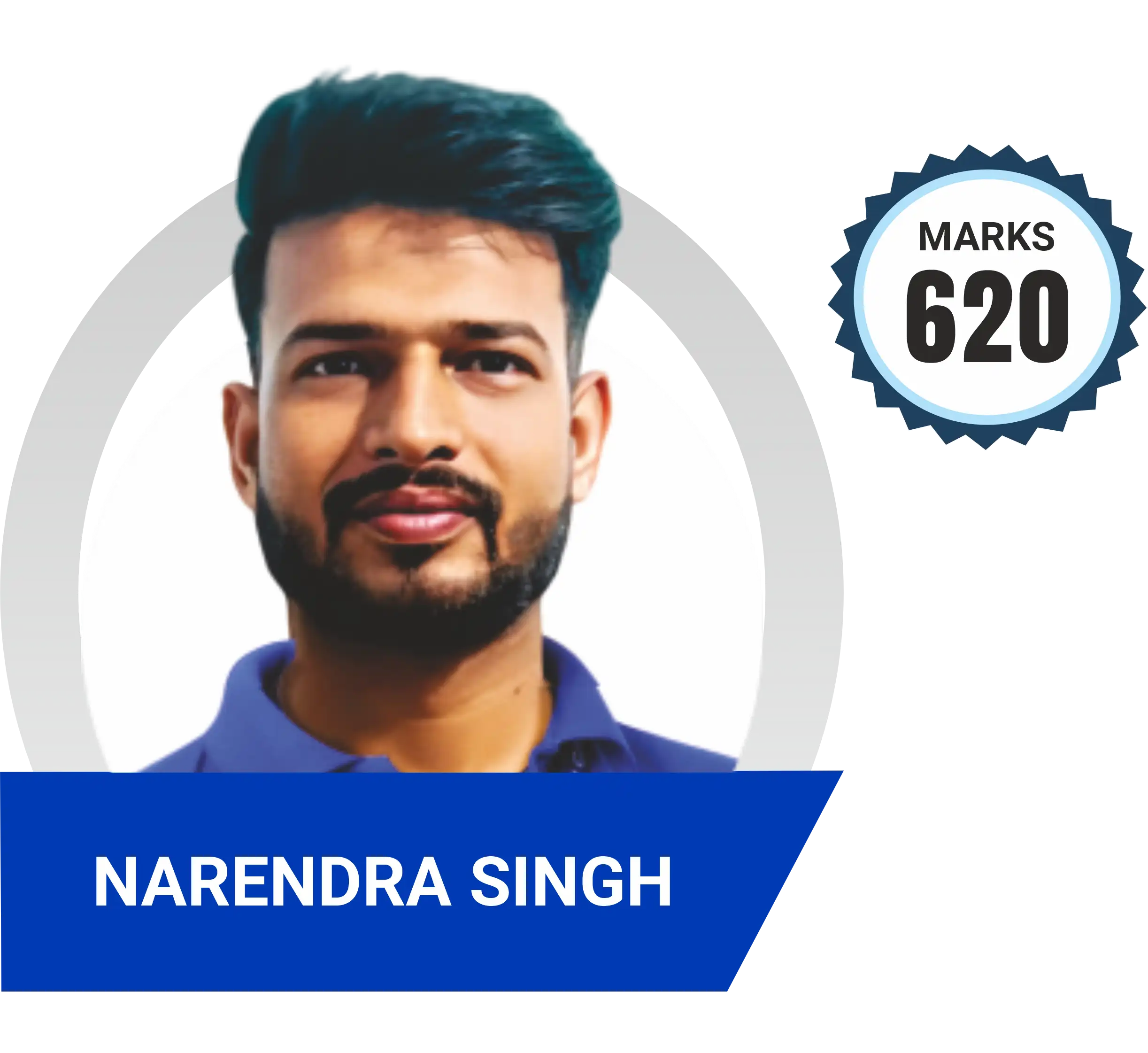 Narendra Singh scored 620 marks in NEET 2023 at Aayam Career Institute, Indore