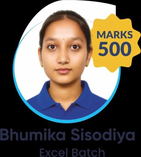 Bhumika Sisodiya (Excel Batch) scored 500 marks in NEET 2025 at Aayam Career Institute, Indore