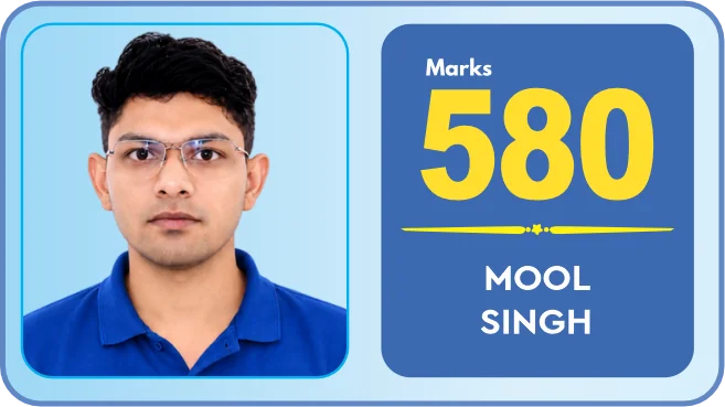 Mool Singh scored 580 marks in NEET 2026 at Aayam Career Institute, Indore
